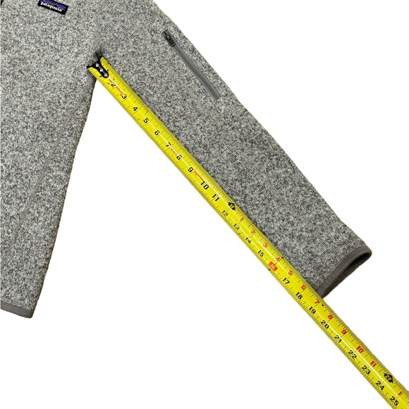 Patagonia Better Sweater Gray 1/4 Zip Fleece Pullover Womens small - Picture 8 of 9